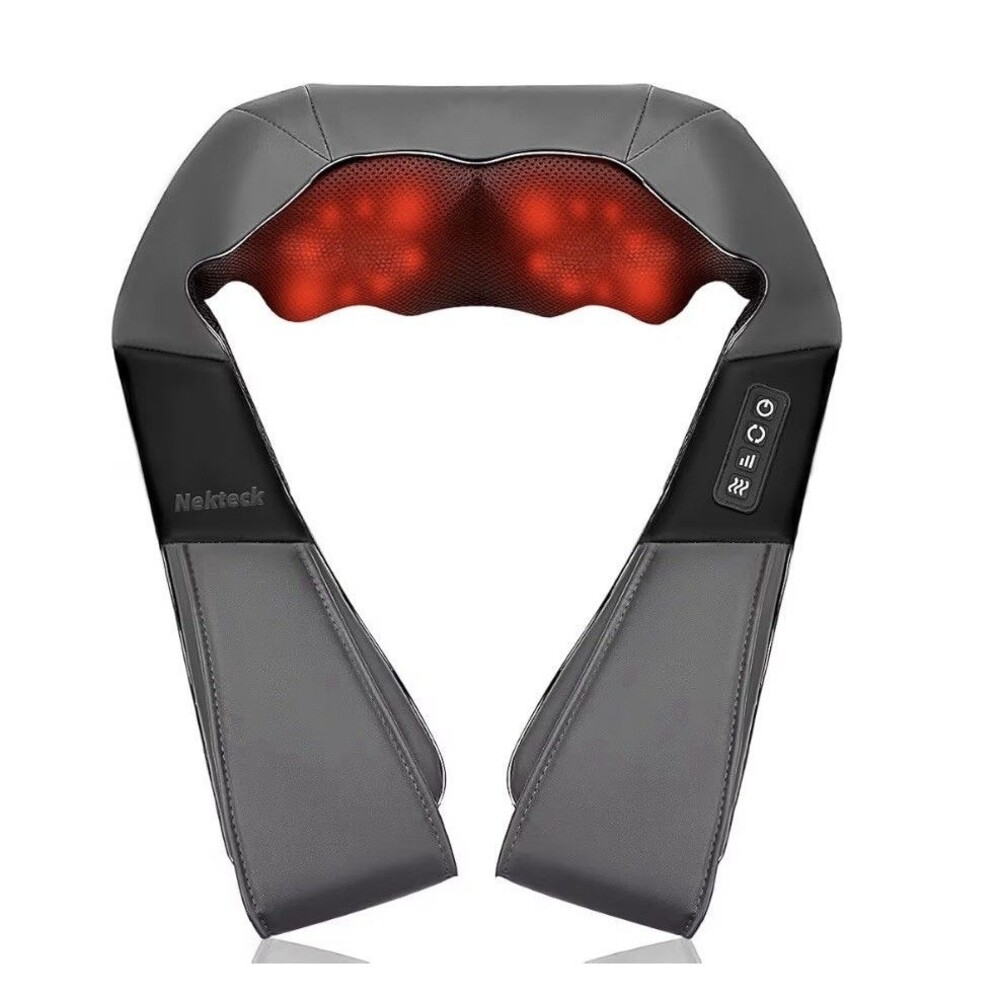 Nekteck Shiatsu Deep Kneading Expert Level  Massage Pillow Ergonomic Design New